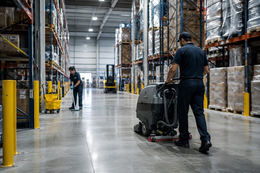 warehouse cleaning